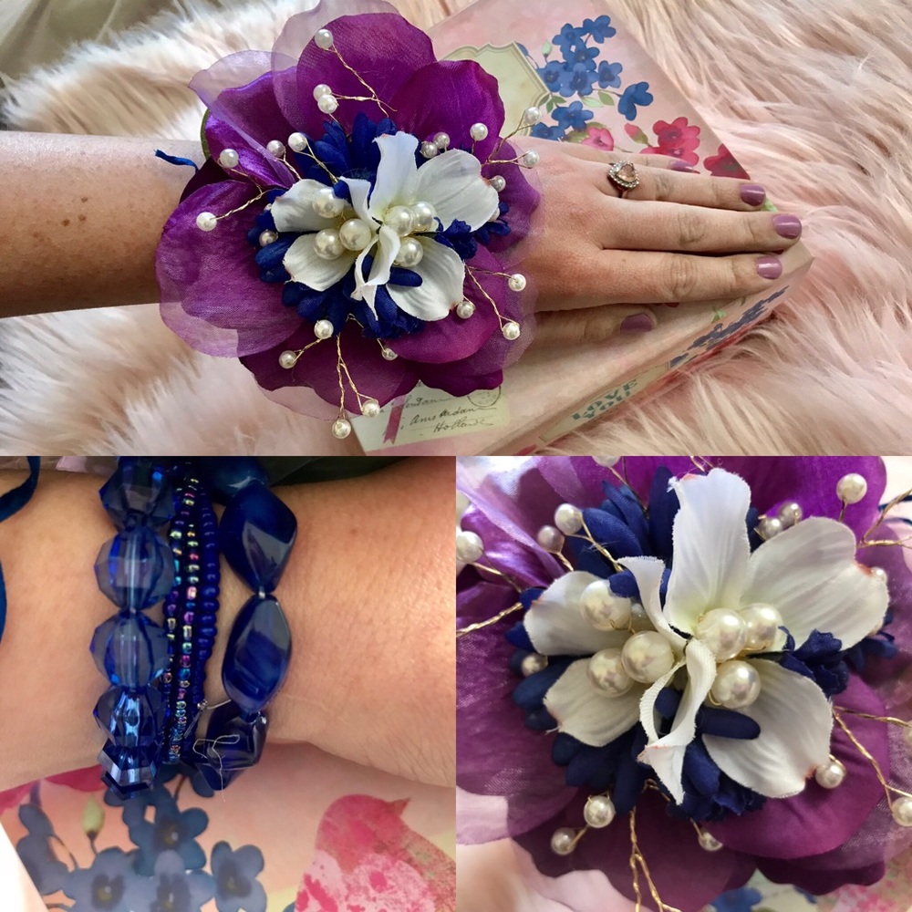 Wrist Corsages silk For Prom, or Wedding NWOT